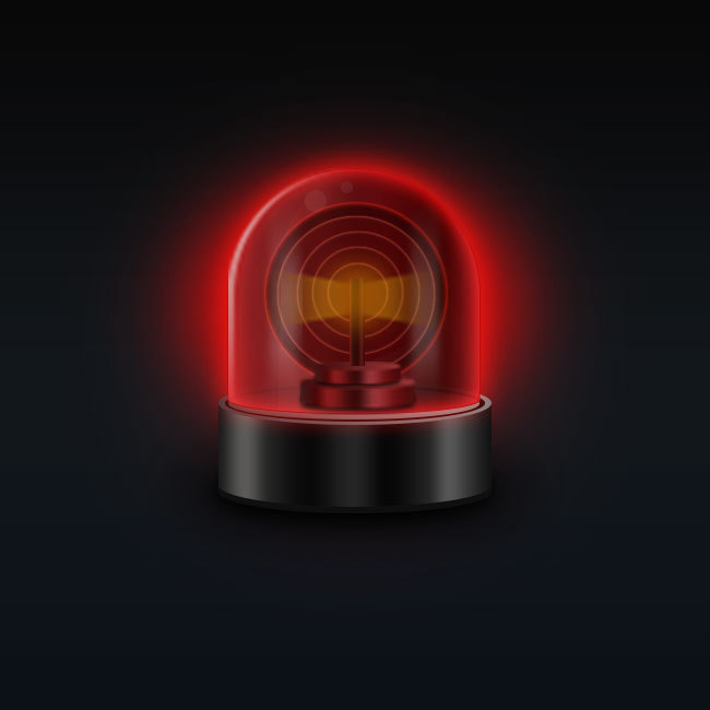 報(bào)警燈UI圖標(biāo)設(shè)計(jì)——拽拽滴魚(yú)風(fēng)格的智能報(bào)警器